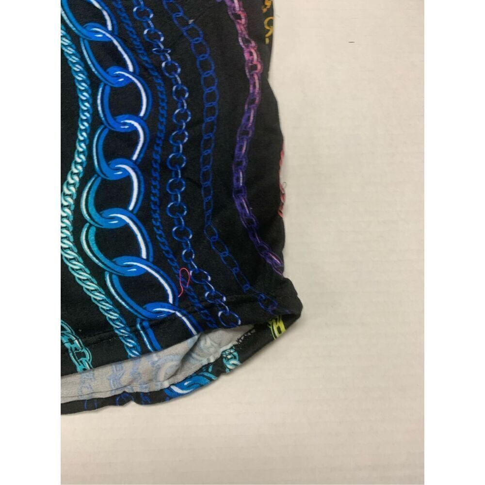 Chainlink Patterned biker shorts - Picture 2 of 4